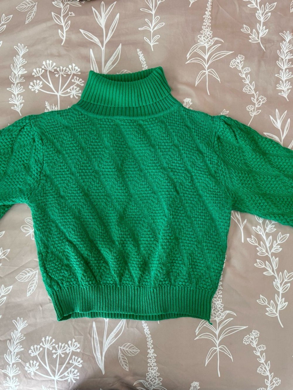 VINTAGE Early 90s 100% Cotton Turtleneck Sweater! - Picture 4 of 10